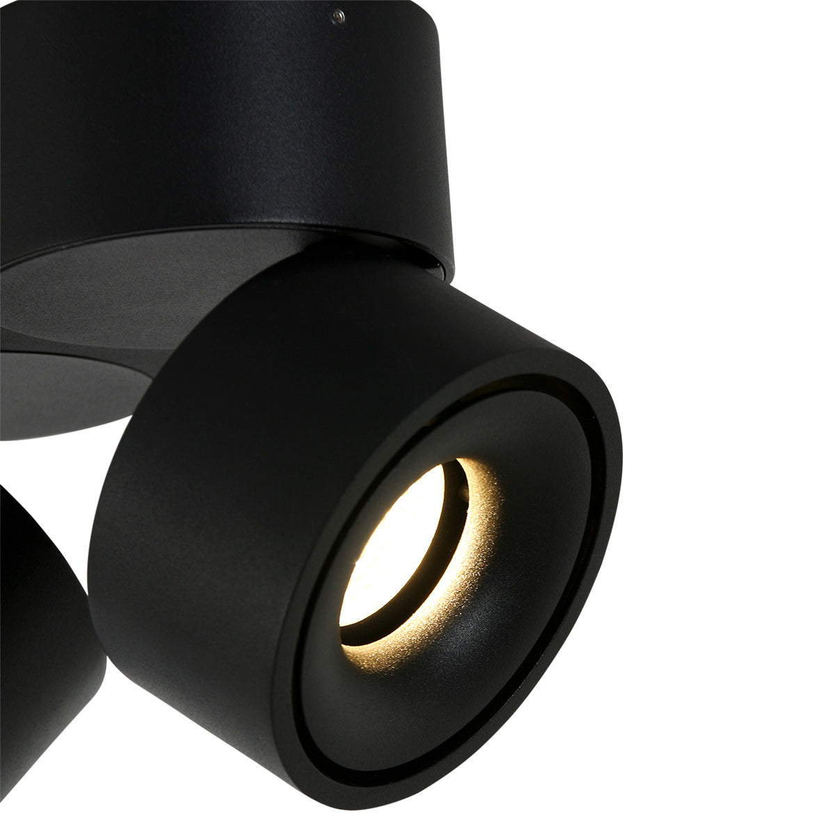 Spot Moderne 2 Lumières Noir
