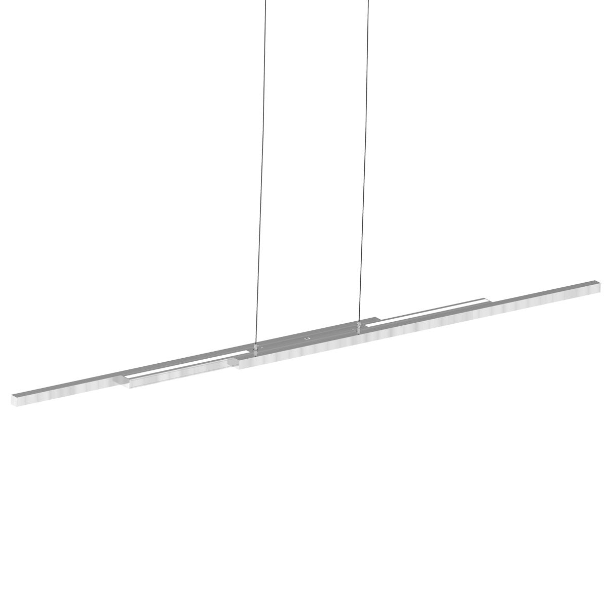 Suspension luminaire Bande argenté