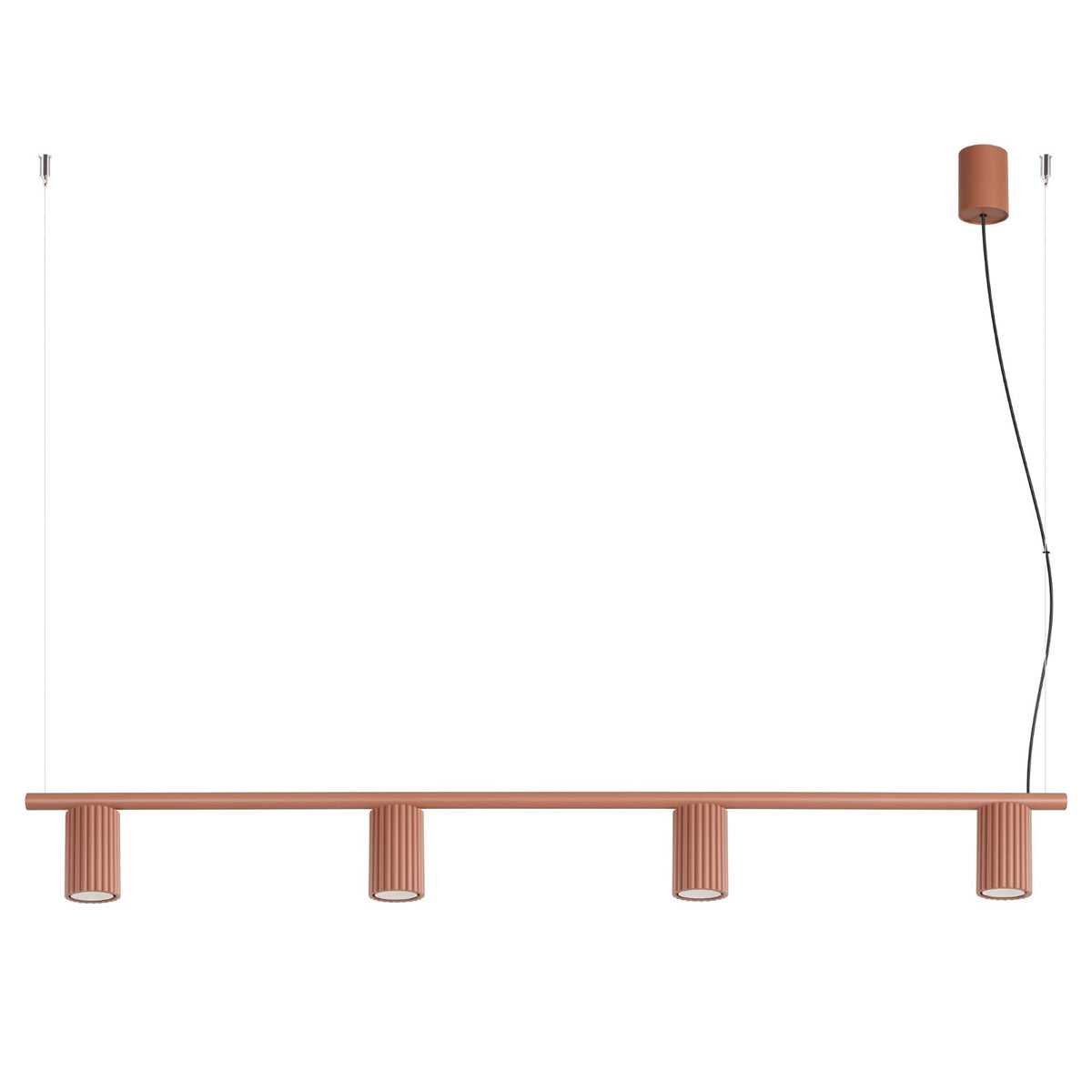 Lustre KARBON 4 Ocre rouge