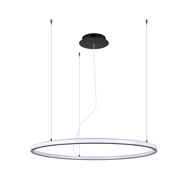 Lustre RISA 80 noir LED 3000K