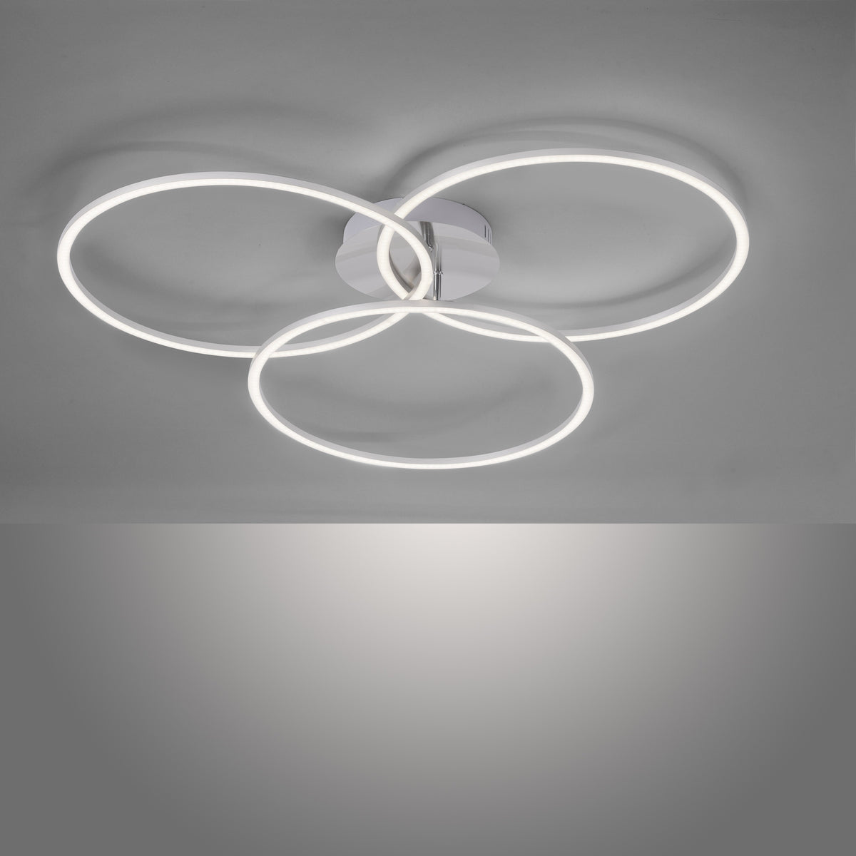Plafonnier Ivanka acier, H 79 cm