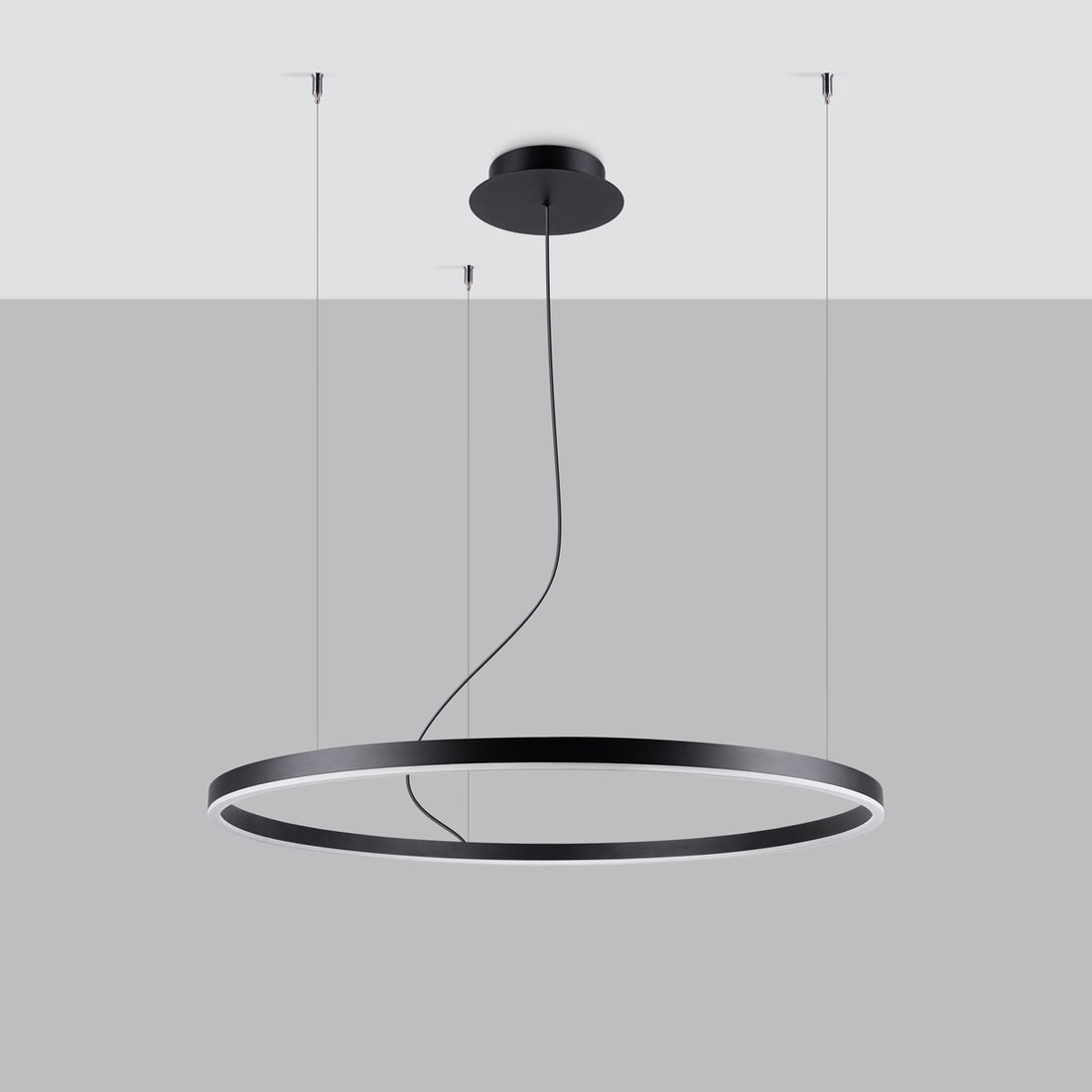 Lustre ODA 80 noir LED 3000K