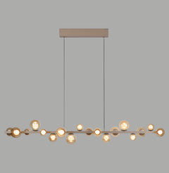 Suspension Pure E-Popup marron, verre