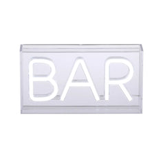 Applique murale Neon-Bar blanche