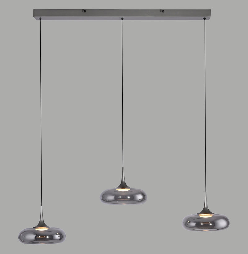 Suspension Posh grise (15693-15)