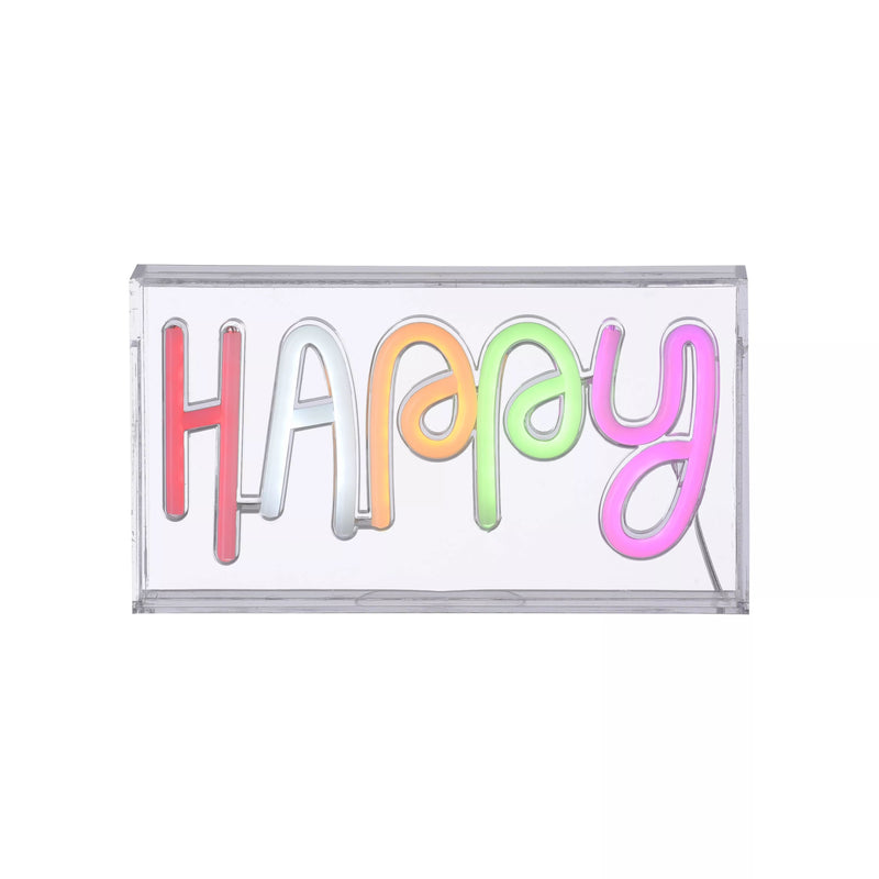 Applique murale Neon-Happy multicolore