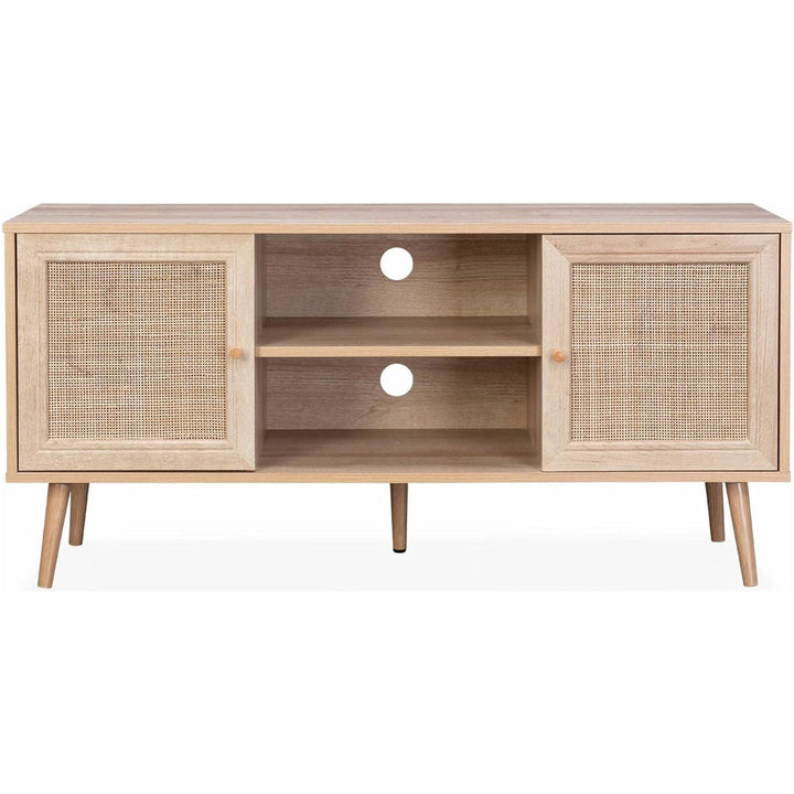 Meuble TV Cannage Scandinave | Designix - 3333    - https://designix.fr/