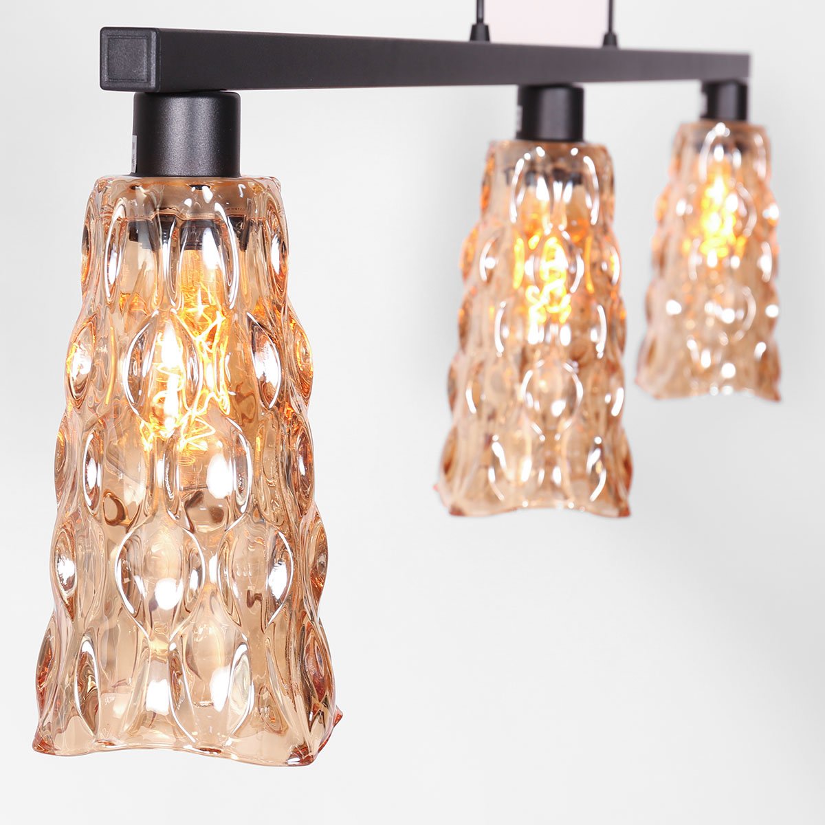 Suspension luminaire Vidrio noir