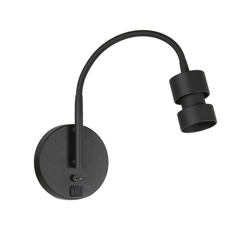Applique murale Upround noir