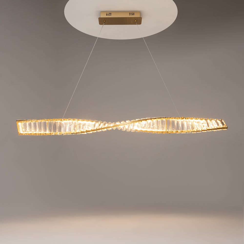Krone Suspension luminaire doré