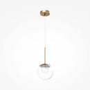 Basic form Suspension luminaire doré
