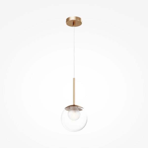 Basic form Suspension luminaire doré
