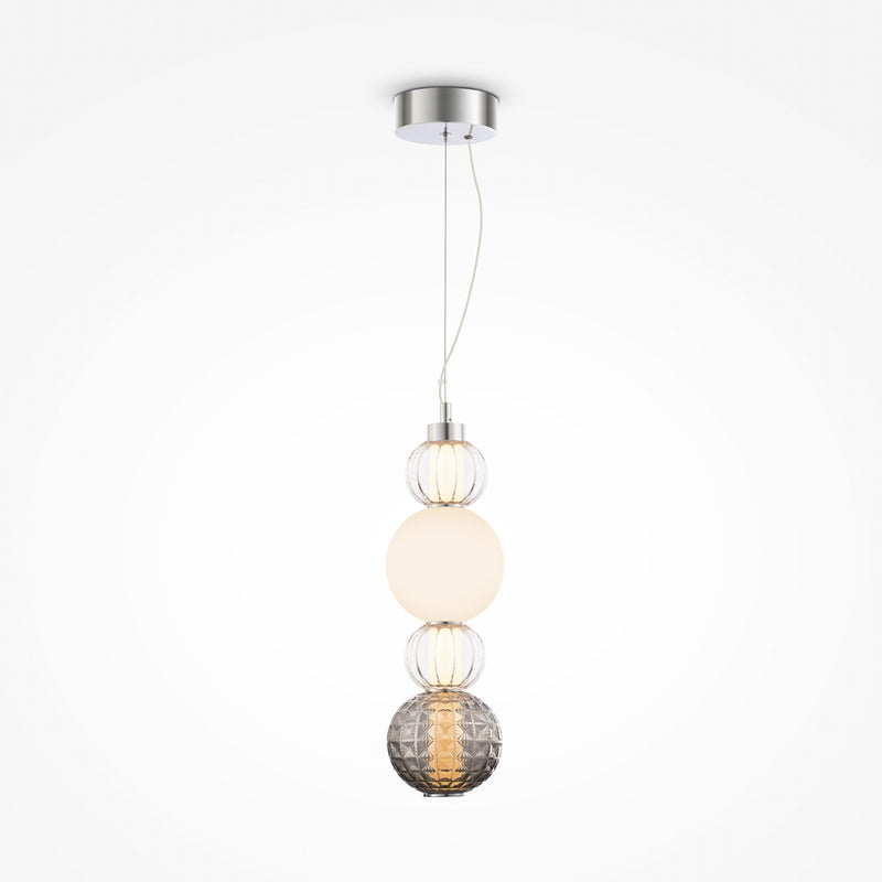 Collar Suspension luminaire argenté