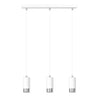 FUMIKO 3 White/Chrome