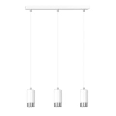 FUMIKO 3 White/Chrome