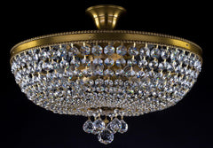 Plafonnier en cristal L213CLNPT