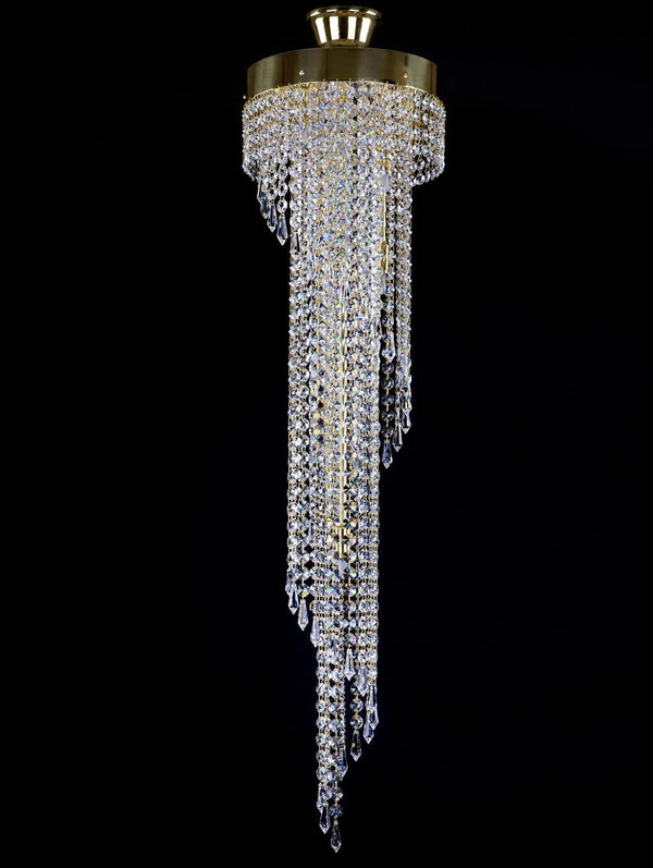 Suspension spirale en cristal L450CLN