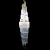 Suspension spirale en cristal
