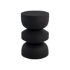 Table d'appoint Jon Métal Moderne Noir Design | NOVA