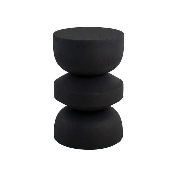 Table d'appoint Jon Métal Moderne Noir Design | NOVA