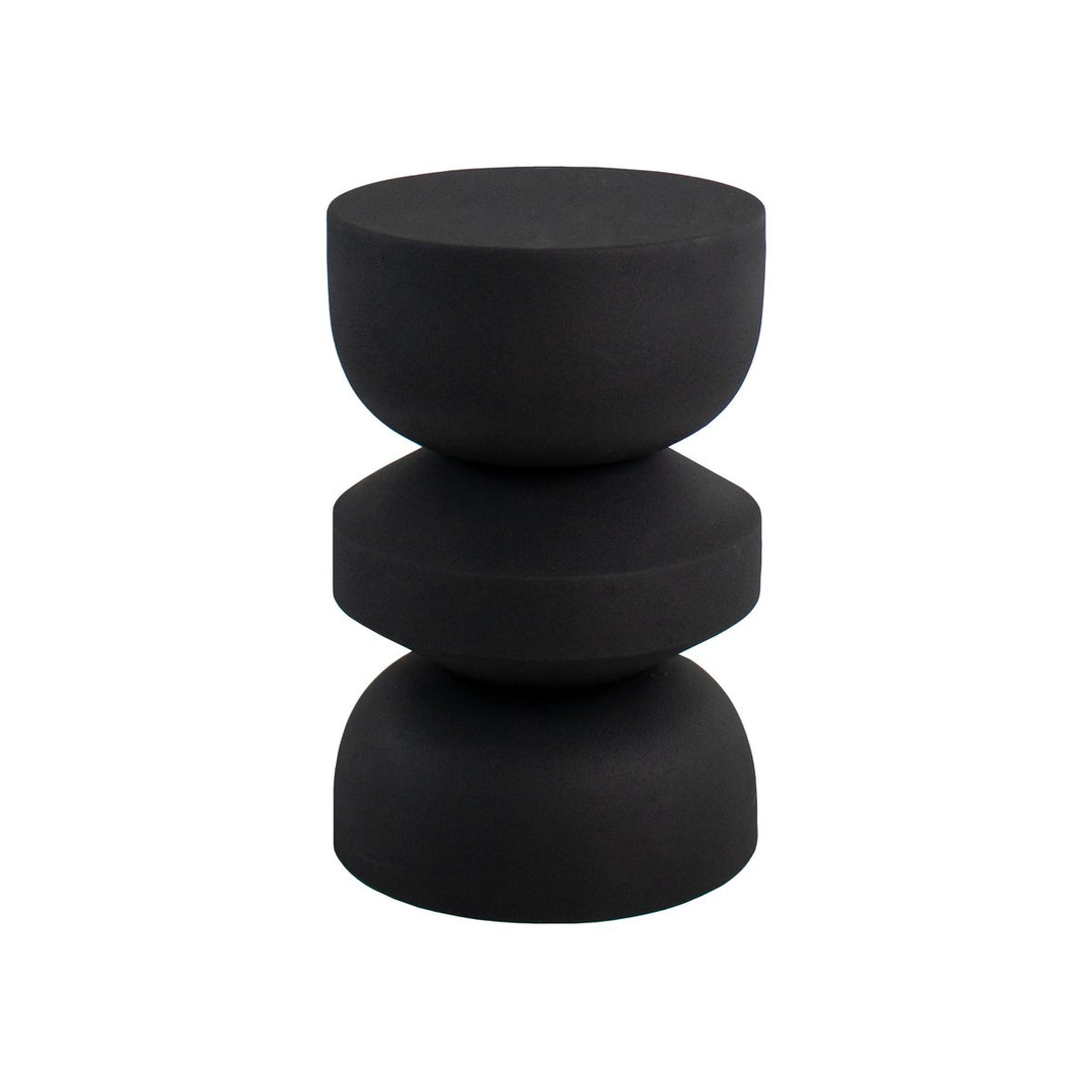 Table d'appoint Jon Métal Moderne Noir Design | NOVA