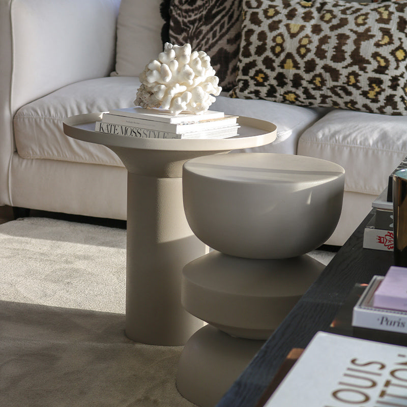 Table d'appoint Jon Métal Moderne Noir Design | NOVA