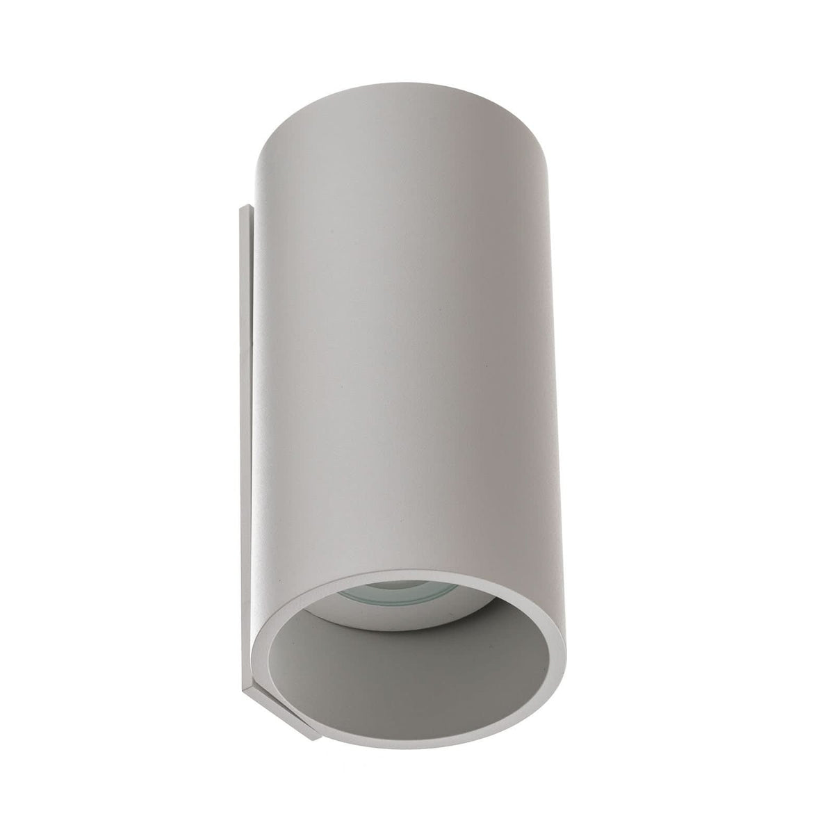 Applique d'extérieur LED DLS Tubo en aluminium, blanc, 2 lumières, Ø 9 cm, IP54