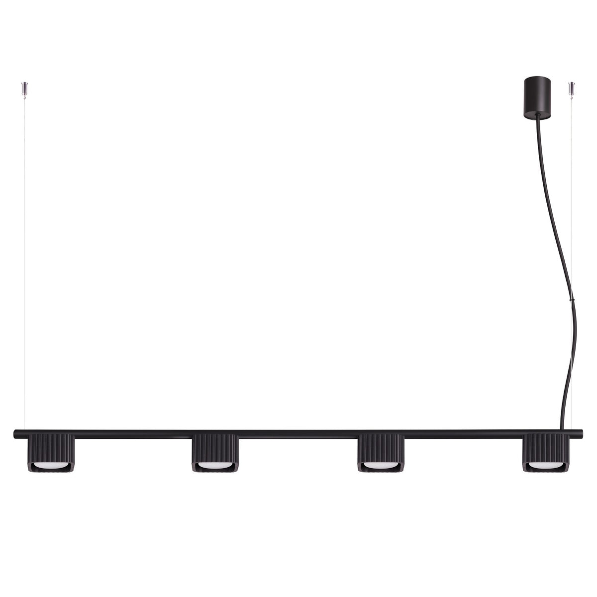 Lustre RIFF 4 GX53 Noir