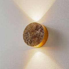 Applique murale LED Sunny en aluminium, or, hauteur 13 cm