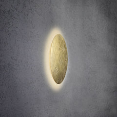 Applique murale LED Blade en aluminium, doré, Ø 44 cm