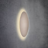 Applique murale LED Blade en aluminium, taupe, Ø 59 cm