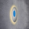 Applique murale LED Blade Open Rgbw en aluminium, argenté mat, Ø 59 cm