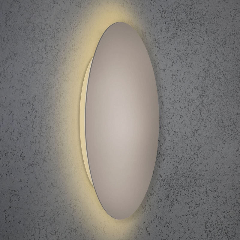 Applique murale LED Blade en aluminium, taupe, Ø 44 cm