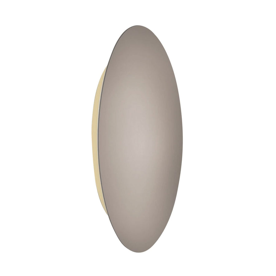 Applique murale LED Blade en aluminium, taupe, Ø 44 cm