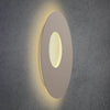 Applique murale LED Blade Open en aluminium, taupe, Ø 59 cm