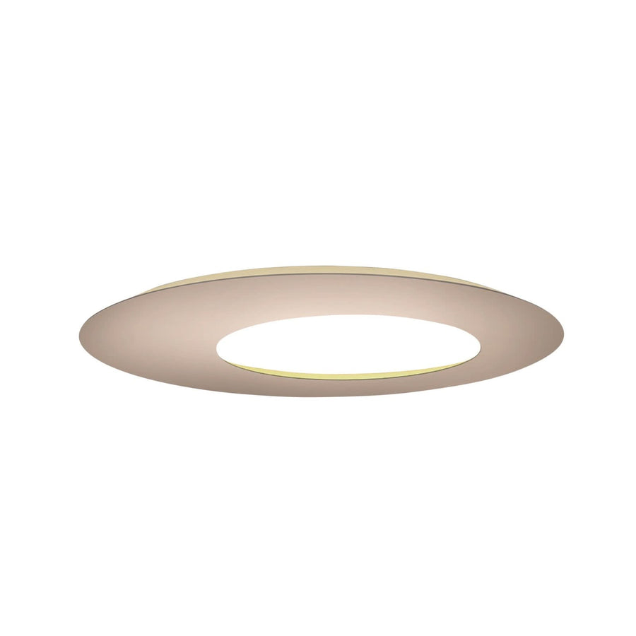 Applique murale LED Blade Open en aluminium, taupe, Ø 79 cm