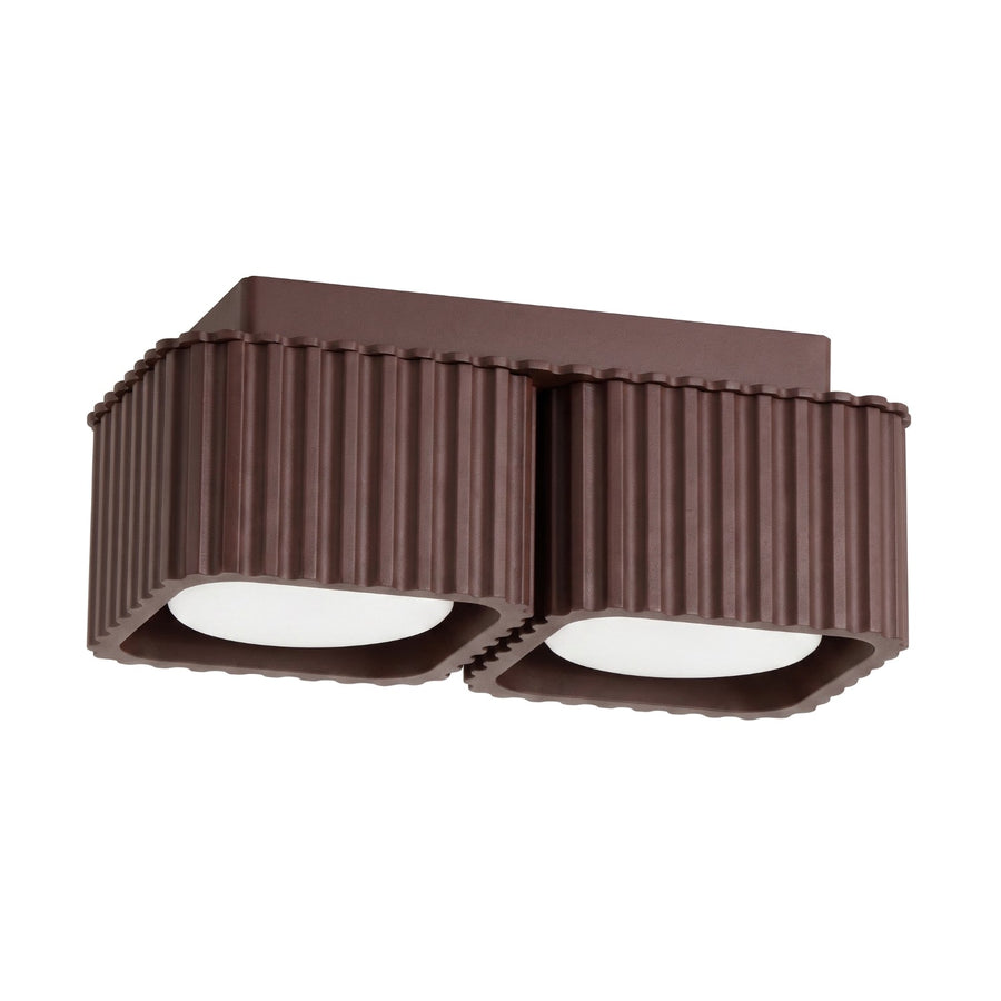 Plafonnier RIFF 2 GX53 Marron