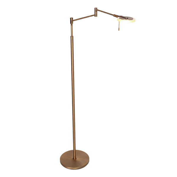 Lampadaire couleur bronze Turound 3082BR, température de couleur réglable et dimmable