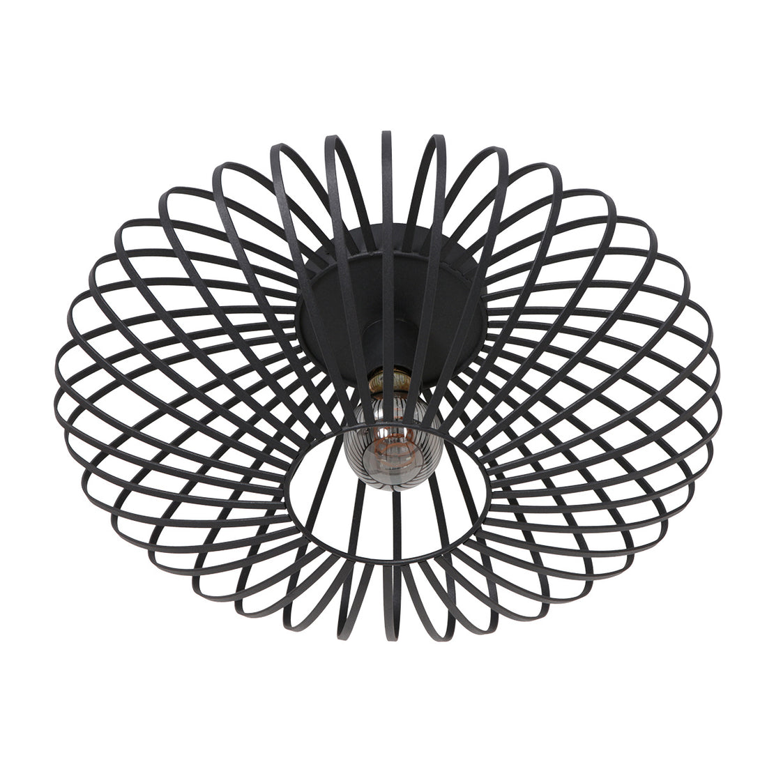 Plafonnier noir Dunbar 3097ZW Ø40 cm douille E27