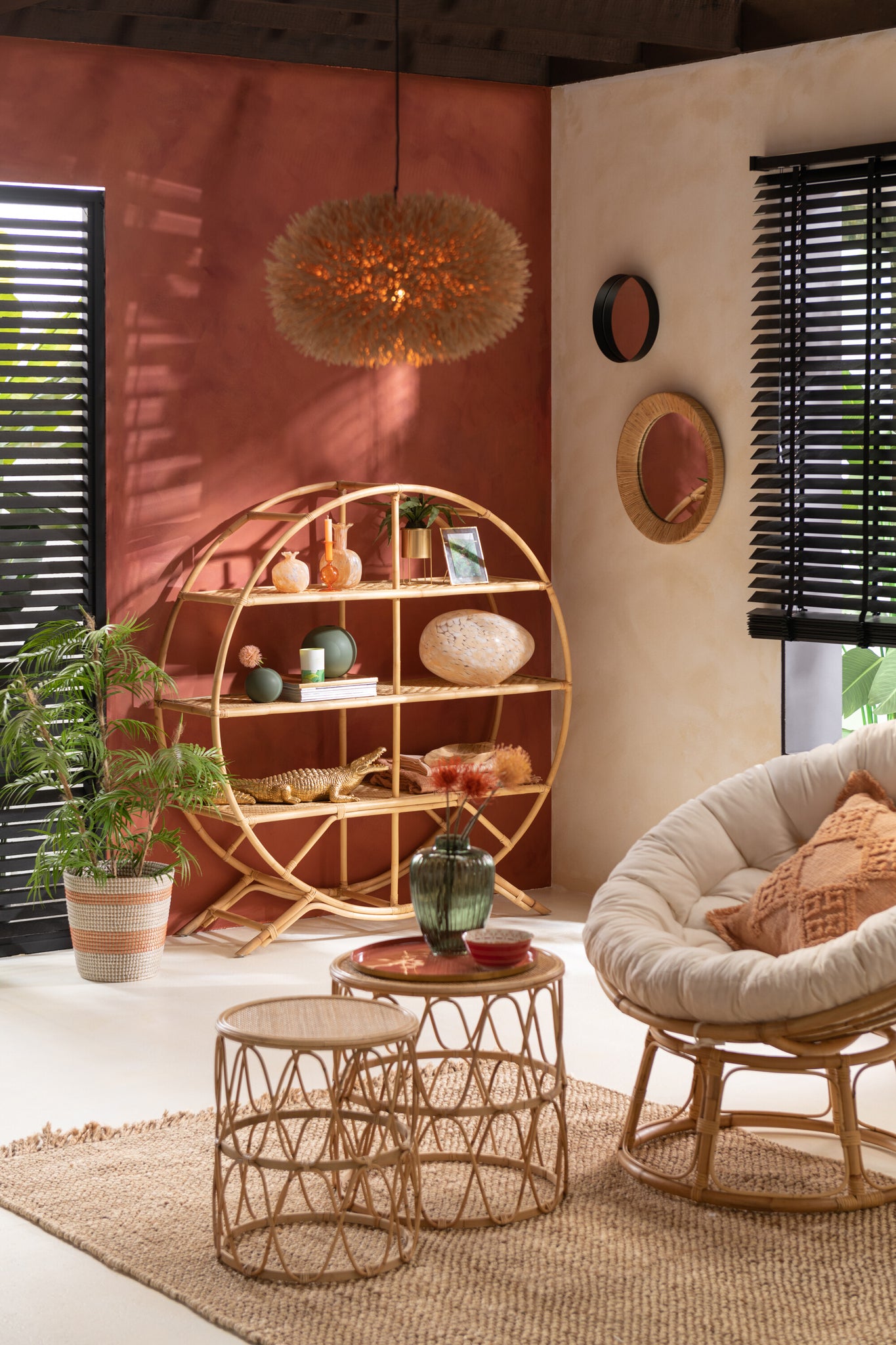 Étagère Rotin Naturel Design