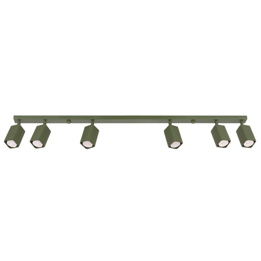 Plafonnier RAYO 6L Vert olive