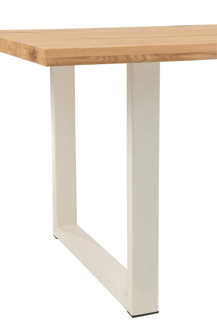 Pieds Table Acier Blanc