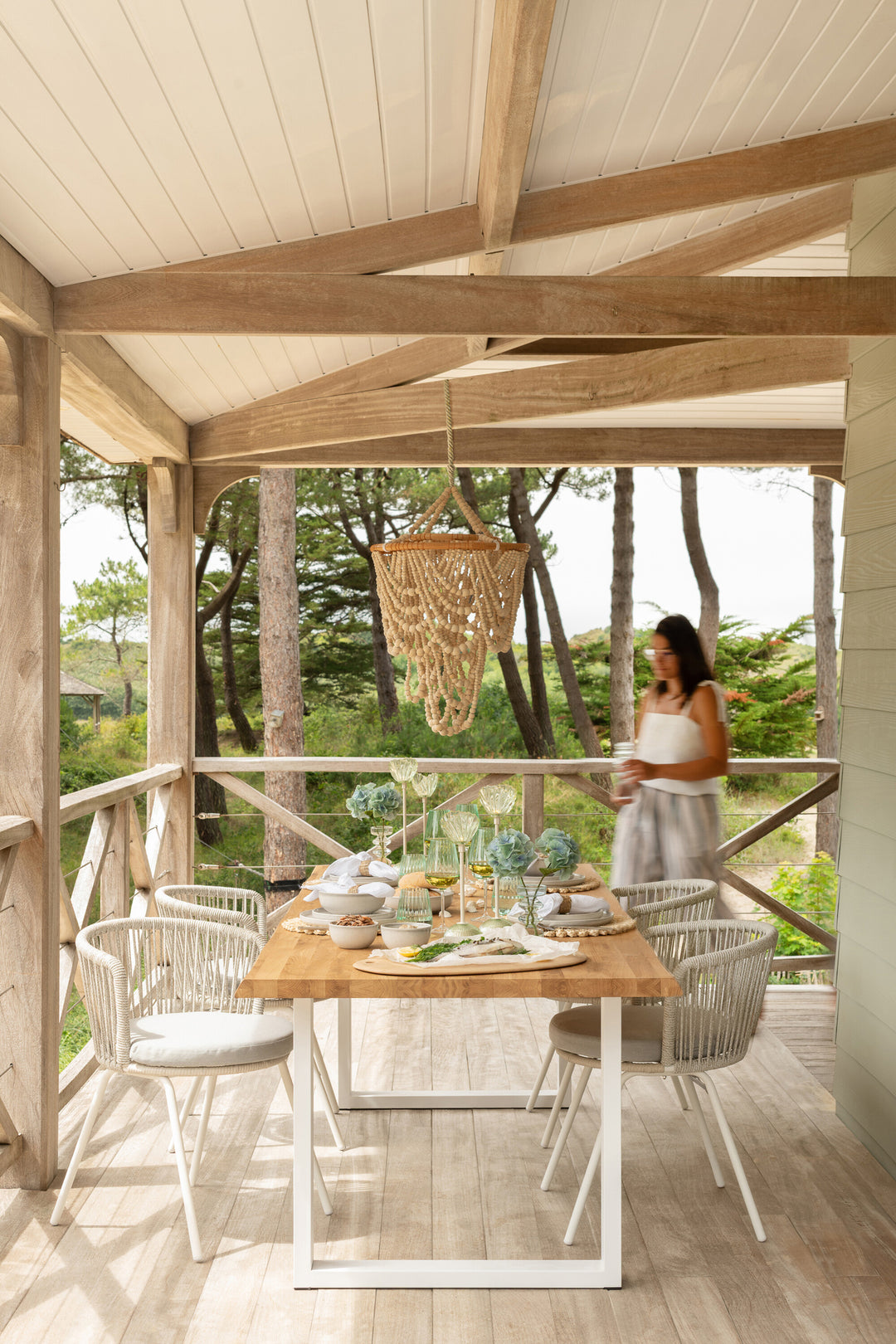 Pieds Table Acier Blanc