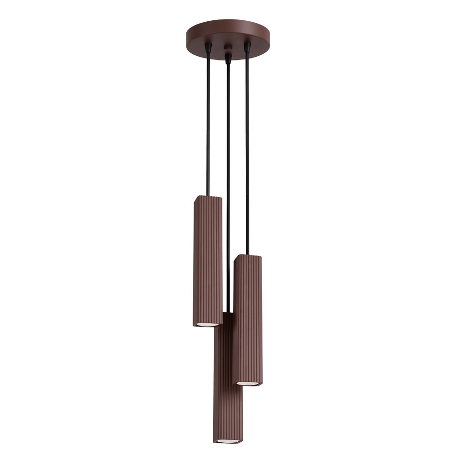 Suspension RAYO 3P Marron