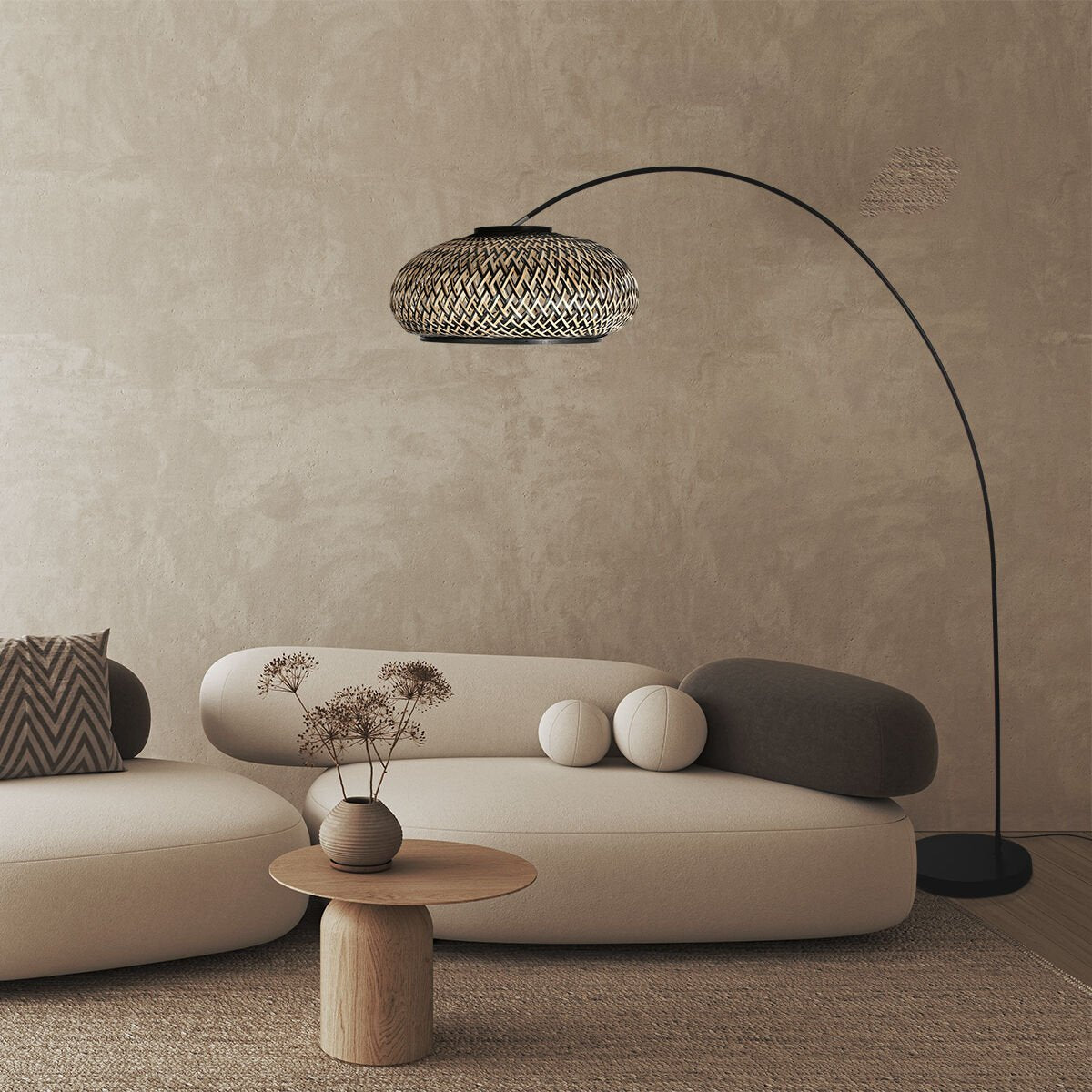Lampadaire Solva noir