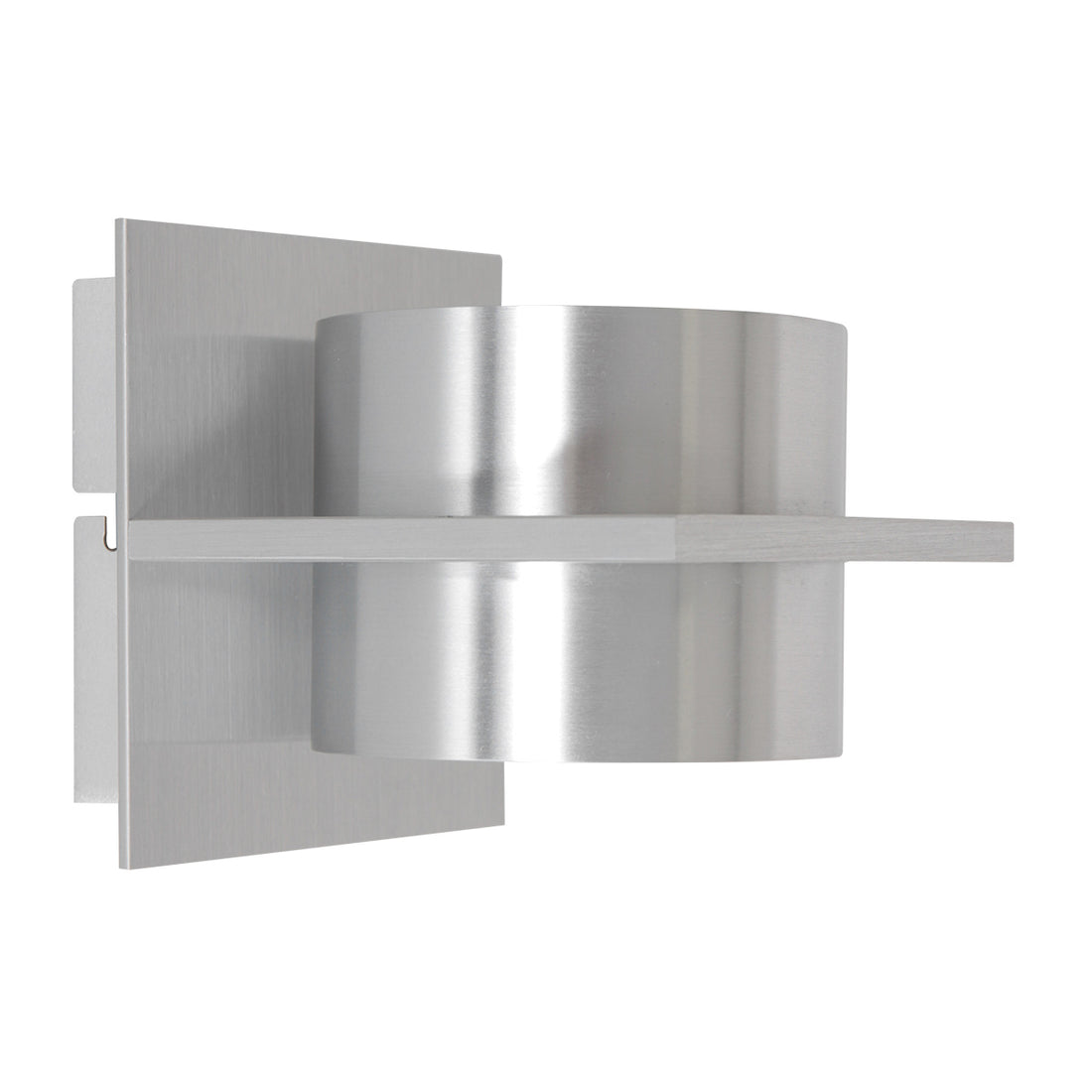 applique murale cylindrique à faisceau haut et bas, acier brossé G9 | Cylo