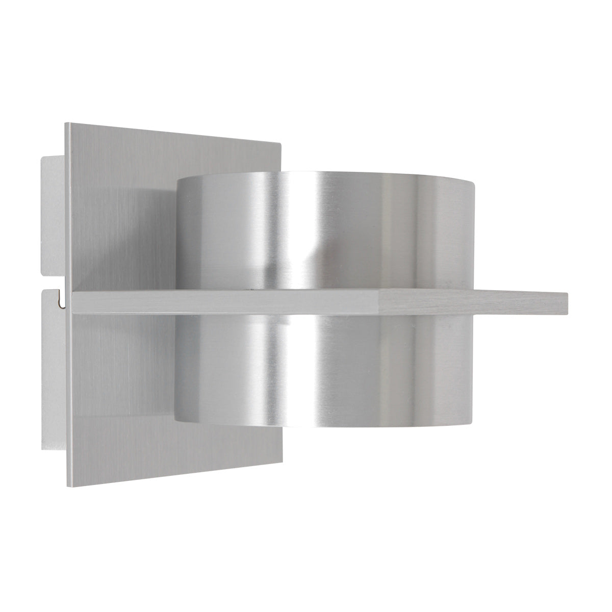Applique murale cylindrique acier brossé Muro – vue 2 – Designix.fr