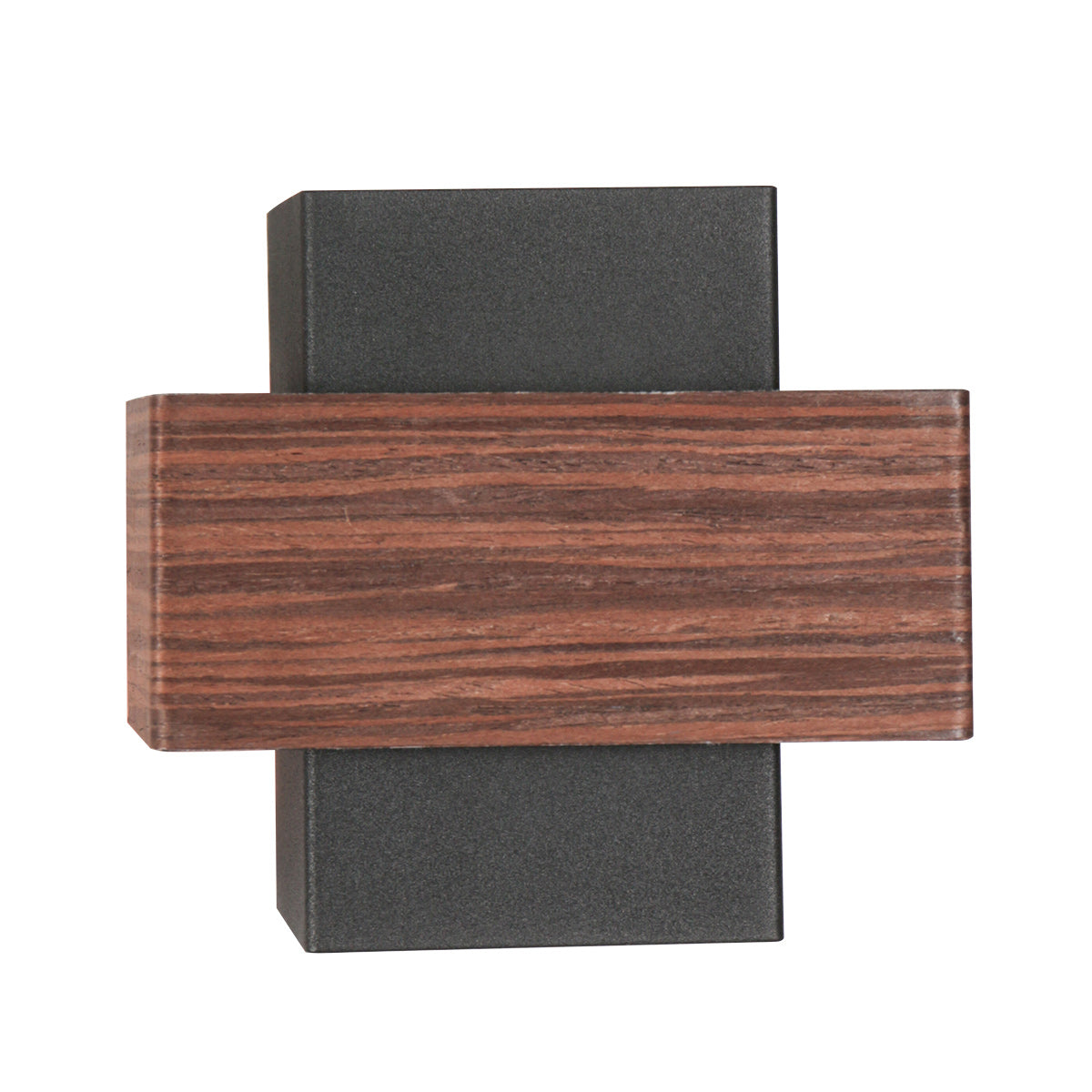 Applique murale Muro 3367E aspect bois avec douille G9 et ampoule incluse