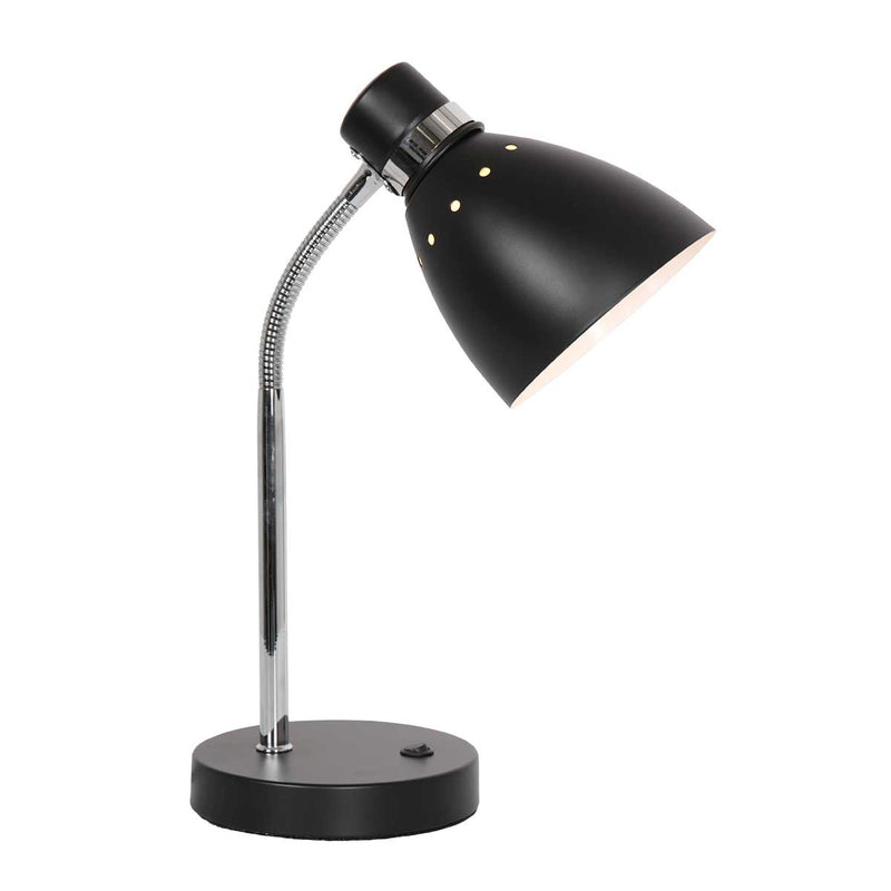 Lampe de table Spring 3391ZW noire avec douille E27