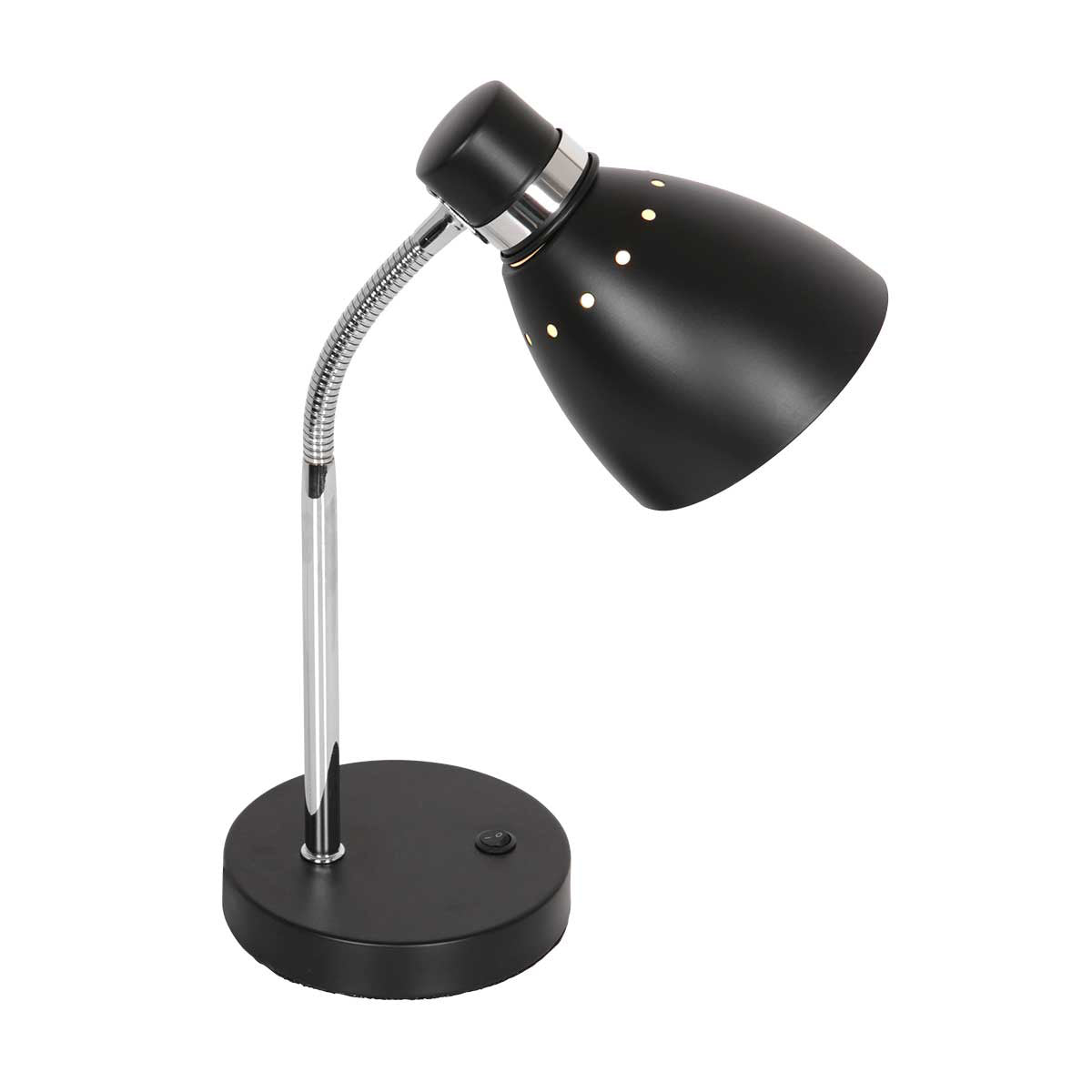 Lampe de table Spring 3391ZW noire avec douille E27